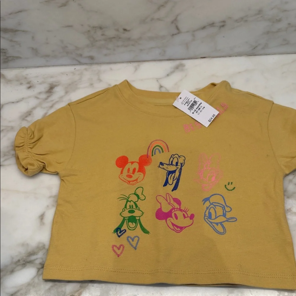 GAP Disney Kids Yellow Graphic T-Shirt